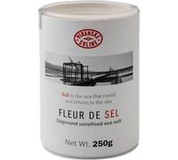 Piranske Soline Solni cvet (Fleur de Sel) Sel de mer naturel, non raffiné, récolté à la main Sel de mer 250 g boîte en carton