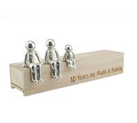 Pirantin Idée de 10e Anniversaire - 10 Ans Nous Avons Fait Une Famille 100% - Choisissez Votre Cadeau Familial (1 Enfant)