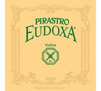 Pirastro Eudoxa Jeu de cordes de violon de taille moyenne faites à la main avec cordes en boyau recouvertes de plaie, cordes de qualité supérieure pour les joueurs de violon professionnels et avancés,