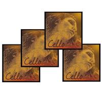 PIRASTRO Evah Pirazzi Gold Cordes De Violoncelle Ensemble 4/4