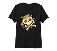 Pirate avec Cache-œil et Chapeau de Pirate T-Shirt Haut de Gamme