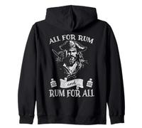 Pirate Blackbeard All For Rum For All Talk Like a Pirate Day Sweat à Capuche