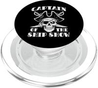 Pirate Captain of The Ship Show Funny Humour Pun Homme Femme PopSockets PopGrip pour MagSafe