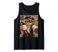 Pirate Chat Selfie Meme Humour Maman Mignon Amour Appréciation Débardeur