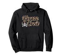Pirate Crew Crâne et os croisés Drôle Pirate vieilli Sweat à Capuche