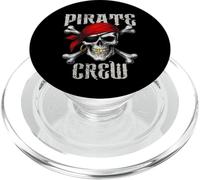 Pirate Crew Jolly Roger Drapeau et crâne Crossbones Halloween PopSockets PopGrip pour MagSafe