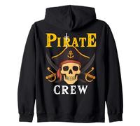 Pirate Crew Skull Crossbones Costume d'halloween Amusant Sweat à Capuche