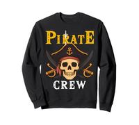 Pirate Crew Skull Crossbones Costume d'halloween Amusant Sweatshirt