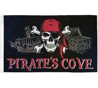 Pirate De La Crique Des Pirates Drapeau De Festival 90X150Cm Double Face Drapeau De Jardin Personnalisée Bannière De Jardin Pour Chambres Porte Maison