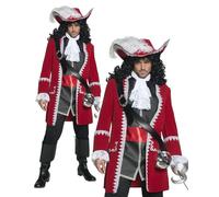 Pirate de Luxe Costume Capitaine Hommes Professionnel Show Jeu Déguisement Pir
