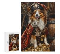 Pirate Dog Treasure Chest-103 Puzzle 1000 Pièces Educa Jouet en Bois Cadeau Unique Décoration Intérieure Jeu Éducatif Challenge Toy Adultes Et Enfants À Partir De 14 Ans 300 PCS