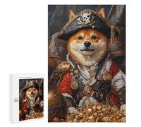 Pirate Dog Treasure Chest-105 Puzzle 1000 Pièces Educa Jouet en Bois Cadeau Unique Décoration Intérieure Jeu Éducatif Challenge Toy Adultes Et Enfants À Partir De 14 Ans 1000 PCS