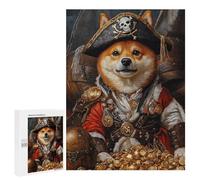 Pirate Dog Treasure Chest-105 Puzzle 500 Pièces Educa Jouet en Bois Cadeau Unique Décoration Intérieure Jeu Éducatif Challenge Toy Adultes Et Enfants À Partir De 14 Ans 500 PCS