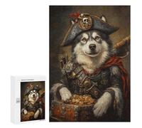 Pirate Dog Treasure Chest-109 Puzzle 1000 Pièces Educa Jouet en Bois Cadeau Unique Décoration Intérieure Jeu Éducatif Challenge Toy Adultes Et Enfants À Partir De 14 Ans 300 PCS