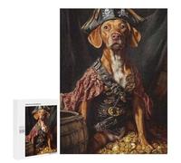 Pirate Dog Treasure Chest-113 Puzzle 1000 Pièces Educa Jouet en Bois Cadeau Unique Décoration Intérieure Jeu Éducatif Challenge Toy Adultes Et Enfants À Partir De 14 Ans 500 PCS