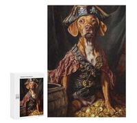 Pirate Dog Treasure Chest-113 Puzzle 1000 Pièces Educa Jouet en Bois Cadeau Unique Décoration Intérieure Jeu Éducatif Challenge Toy Adultes Et Enfants À Partir De 14 Ans 300 PCS