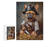 Pirate Dog Treasure Chest-20 Puzzle 300 Pièces Educa Jouet en Bois Cadeau Unique Décoration Intérieure Jeu Éducatif Challenge Toy Adultes Et Enfants À Partir De 14 Ans 300 PCS