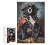 Pirate Dog Treasure Chest-80 Puzzle 1000 Pièces Educa Jouet en Bois Cadeau Unique Décoration Intérieure Jeu Éducatif Challenge Toy Adultes Et Enfants À Partir De 14 Ans 1000 PCS