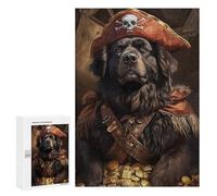 Pirate Dog Treasure Chest-81 Puzzle 1000 Pièces Educa Jouet en Bois Cadeau Unique Décoration Intérieure Jeu Éducatif Challenge Toy Adultes Et Enfants À Partir De 14 Ans 300 PCS