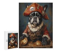 Pirate Dog Treasure Chest-9 Puzzle 1000 Pièces Educa Jouet en Bois Cadeau Unique Décoration Intérieure Jeu Éducatif Challenge Toy Adultes Et Enfants À Partir De 14 Ans 500 PCS