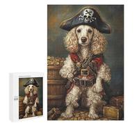 Pirate Dog Treasure Chest-93 Puzzle 1000 Pièces Educa Jouet en Bois Cadeau Unique Décoration Intérieure Jeu Éducatif Challenge Toy Adultes Et Enfants À Partir De 14 Ans 1000 PCS