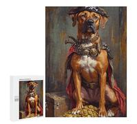 Pirate Dog Treasure Chest-95 Puzzle 1000 Pièces Educa Jouet en Bois Cadeau Unique Décoration Intérieure Jeu Éducatif Challenge Toy Adultes Et Enfants À Partir De 14 Ans 500 PCS