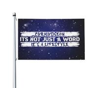 Pirate Drapeaux Grincheux, Ce N'Est Pas Juste Un Mot, C'Est Un Style De Vie Drapeaux Personnalisé Polyester Drapeau De Jardin Pour Terrasse, Décoration D'Halloween, 90X150cm