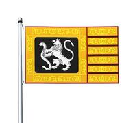 Pirate Drapeaux République De Senarica Drapeau De Jardin Couleurs Vives Drapeau Extérieur Pour Festival, Décoration D'Halloween, Terrasse, 90X150cm