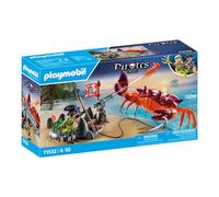 Pirate et crabe géant