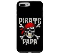 Pirate Papa Jolly Roger Drapeau et crâne os croisés Halloween Coque pour iPhone 7 Plus/8 Plus