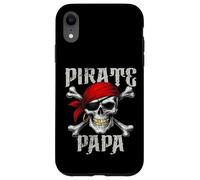 Pirate Papa Jolly Roger Drapeau et crâne os croisés Halloween Coque pour iPhone XR