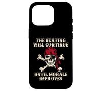 Pirate The Beatings Will Continue Until Moral Improves Coque pour iPhone 16 Pro