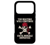 Pirate The Beatings Will Continue Until Moral Improves Coque pour iPhone 17 Pro