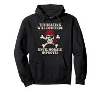 Pirate The Beatings Will Continue Until Moral Improves Sweat à Capuche