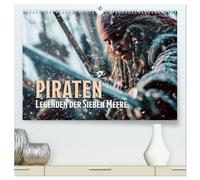 Piraten - Legenden der sieben Meere (hochwertiger Premium Wandkalender 2027 DIN A2 quer), Kunstdruck in Hochglanz: Auf den Spuren der Freibeuter