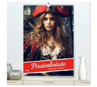 Piratenbräute Sehnsucht auf Meer (hochwertiger Premium Wandkalender 2026 DIN A2 hoch), Kunstdruck in Hochglanz: Ein Abenteuer auf hoher See voller Romantik, Geheimnisse und kostbarer Schätze