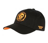 Piraterie Music Casquette Orange et Noire Streetwear Baseball Rap - Taille Unique - Noir