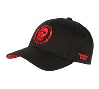 Piraterie Music Casquette Rouge et Noire Streetwear Baseball Rap - Taille Unique - Noir