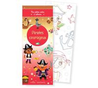 Pirates courageux - Mes petites cartes à colorier 35 illustrations à personnaliser - Collectif - Mila Boutan Eds - broché - Document jeunesse
