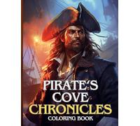 Pirate's Cove Chronicles coloring book: pirate ships, tropical islands, medieval towns and castles coloring book for relaxation