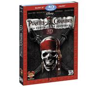 Pirates des caraïbes 4 -BLU-RAY 3D ACTIVE + BLU-RAY -VF NEUF Disney Sans suretui