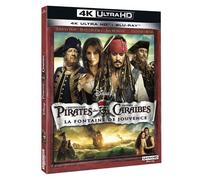 Pirates des Caraïbes 4 : La Fontaine de Jouvence Blu-ray 4K Ultra HD