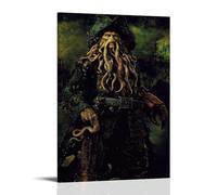 Pirates des Caraïbes Captain Davy Jones du film fantastique classique The Dutchman Poster décoratif sur toile murale et image d'art moderne pour chambre à coucher 30,5 x 45,7 cm