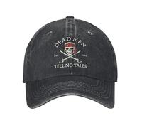 Pirates des Caraïbes Dead Men Tell No Tales Men Women Baseball Cap Movie Distressed Denim Outdoor Adjustable Snapback Hat