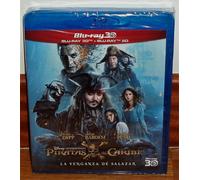 Pirates des Caraïbes La Vengeance De Salazar Blu-Ray 3D + Neuf (Sans Ouvrir)