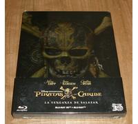 Pirates Des Caraïbes La Vengeance De Salazar Nouveau 3D+Blu-Ray Steelbook Scellé