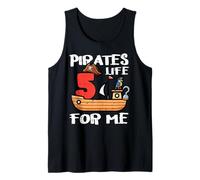 Pirates Life for Me 5 Years Old Bday Boys Kids Débardeur