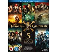 Pirates Of The Caribbean 1-5 (Blu-Ray) [2017] [Region Free]