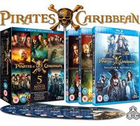 Pirates of the Caribbean 1-5 [Blu Ray] [Region Free]