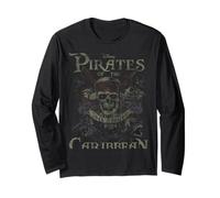 Pirates Of The Caribbean Skull Jack Sparrow Manche Longue